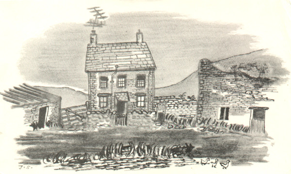 Drawing of Wern Watkin by Jeremy Sandford